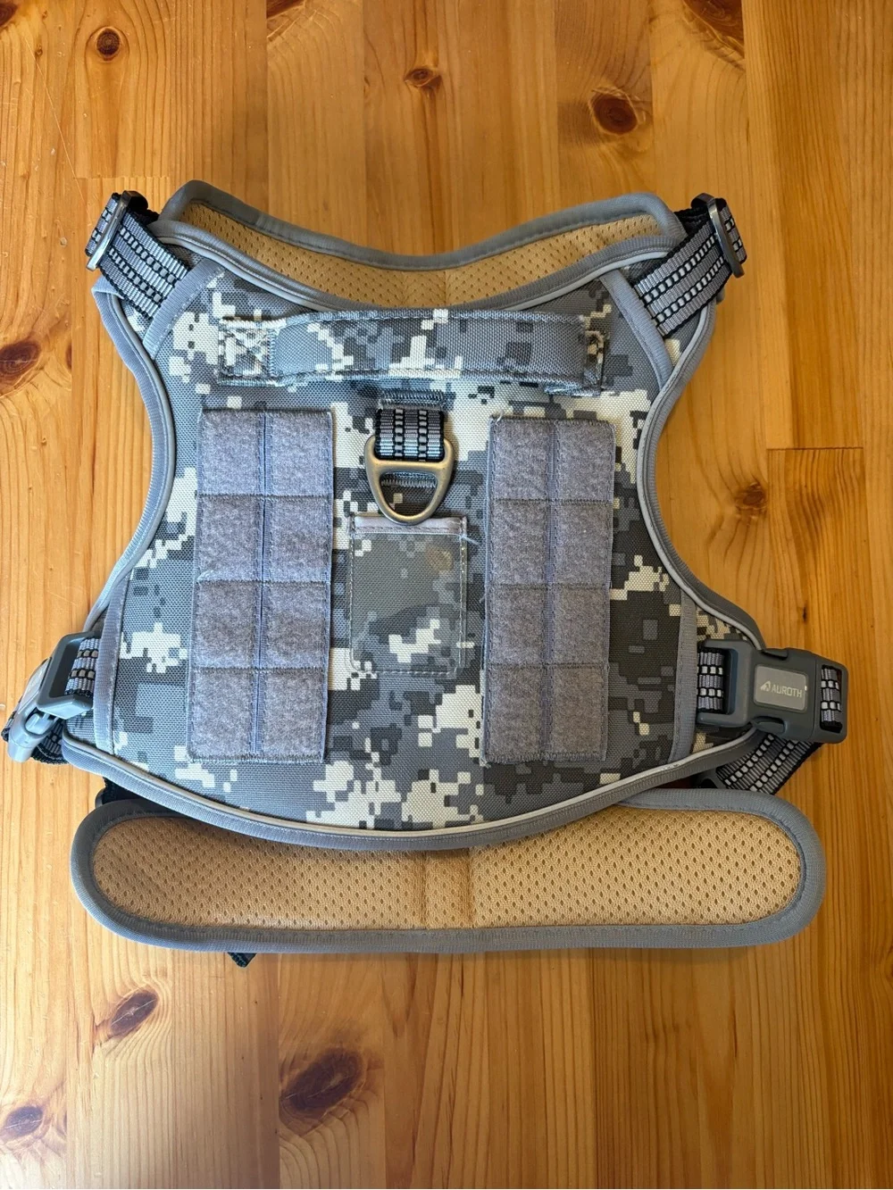 Digital Gray Camouflage Tactical Wearable Harness - Gray